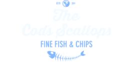 The Cod's Scallops - Choose from over 20 species of fish daily – all cooked fresh to order – baked, battered or naked. Our fish is so fresh, tomorrow's tea is still in the sea!